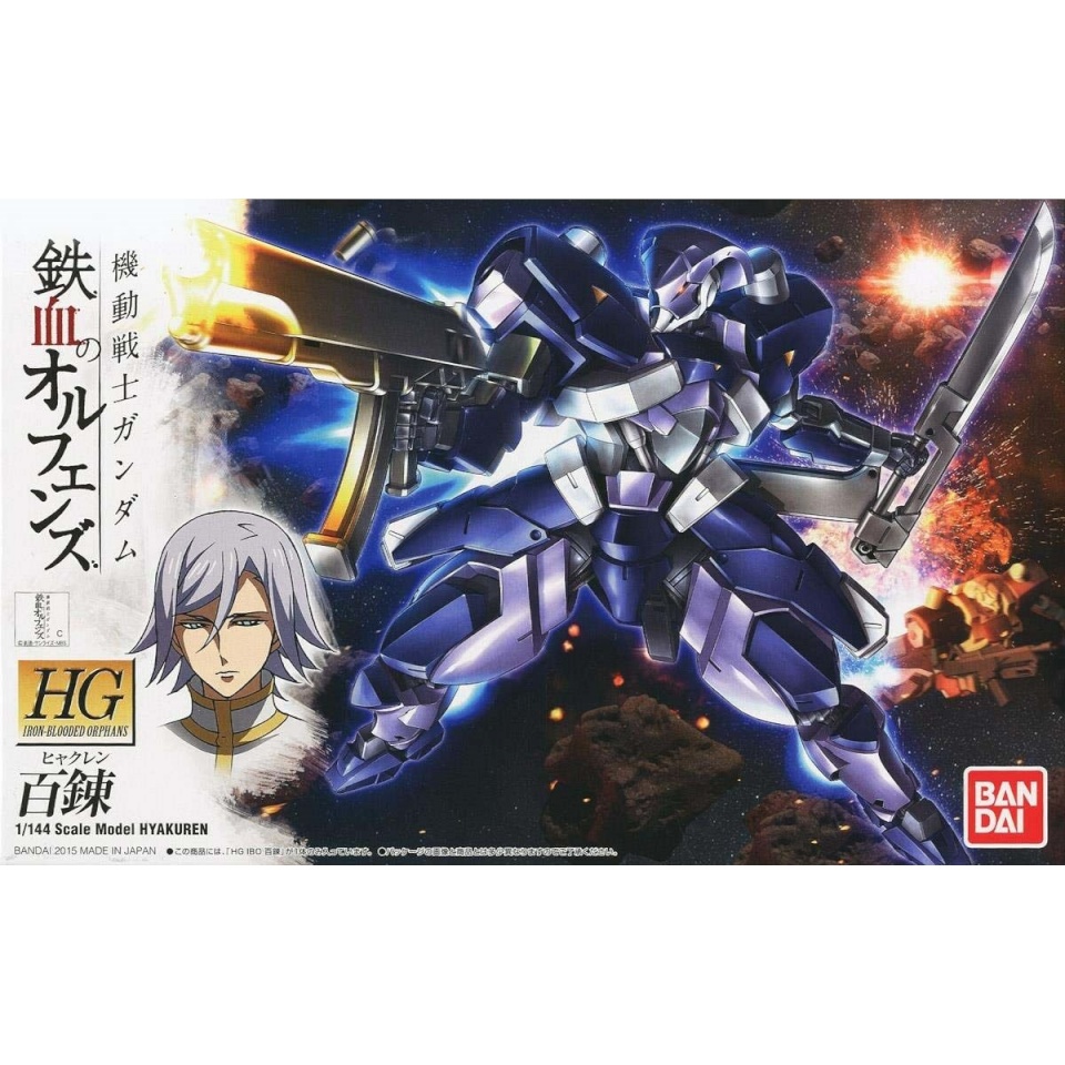 Bandai Kogumiskuju HG 1/144 HYAKUREN Plastmass Animatsioon ja anime