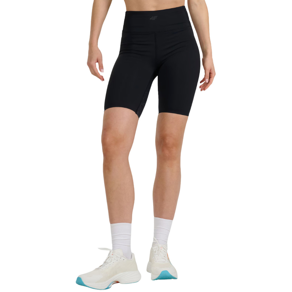 Legginsy Damskie Krótkie 4F Fnk F048 sügav must 4FWAW25TFSTF048 20S L