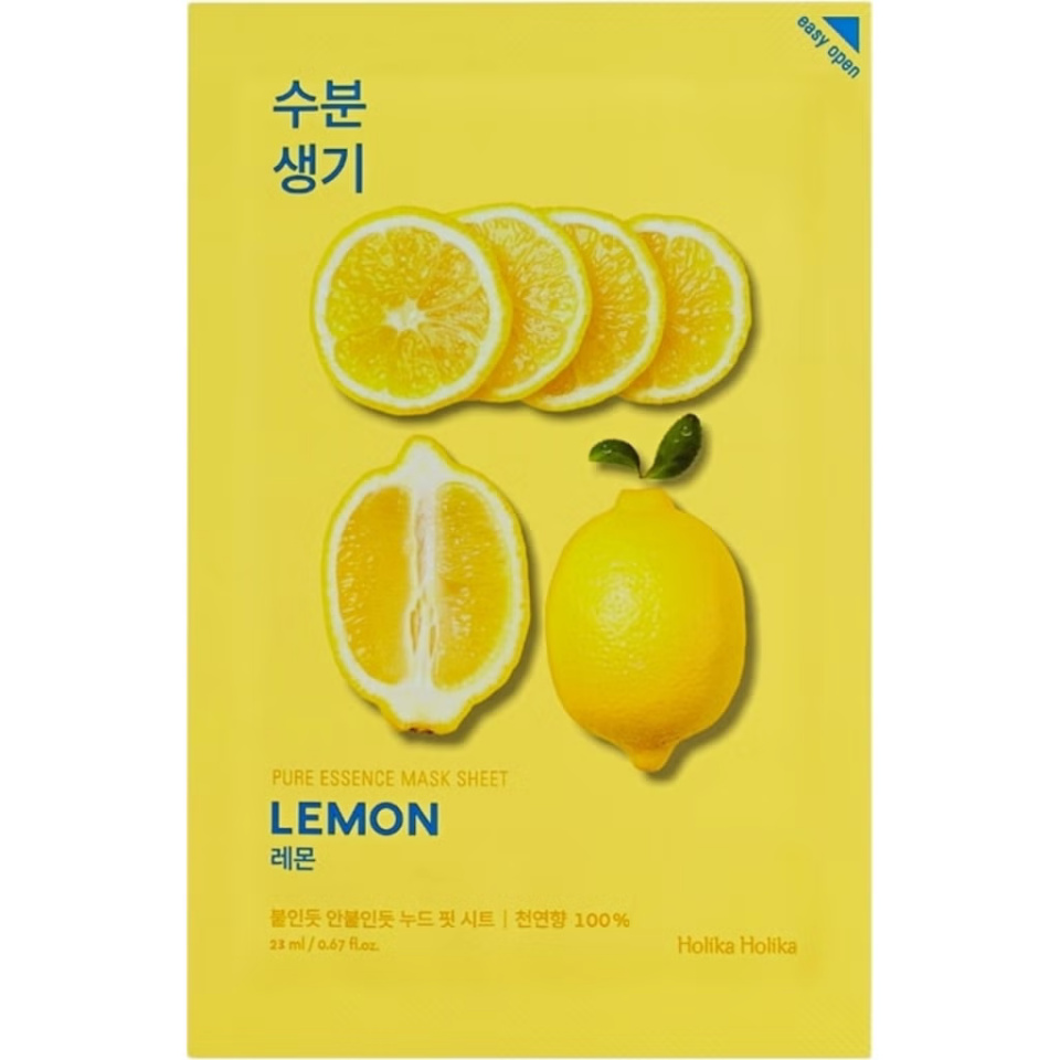 Holika Holika näomask Pure Essence Mask Sheet Lemon 20ml, unisex