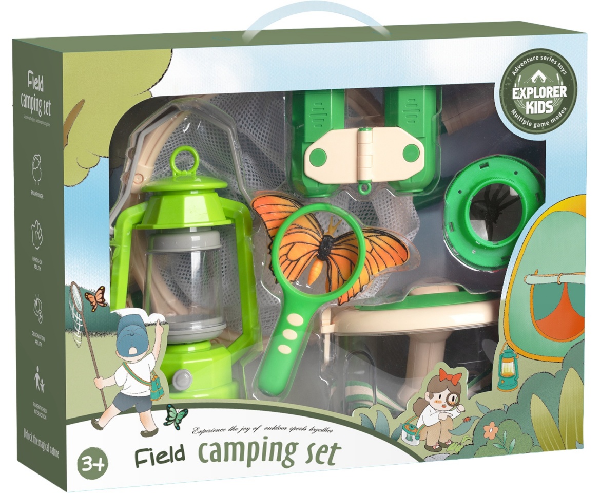 Byomic Kids Camping Set 8-osaline