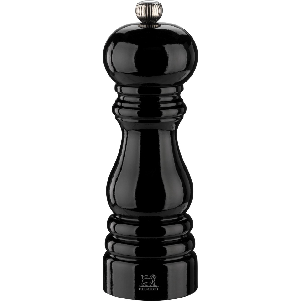 Peugeot soolaveski Paris Salt Mill, Beech Wood Lacquered, 18cm, must