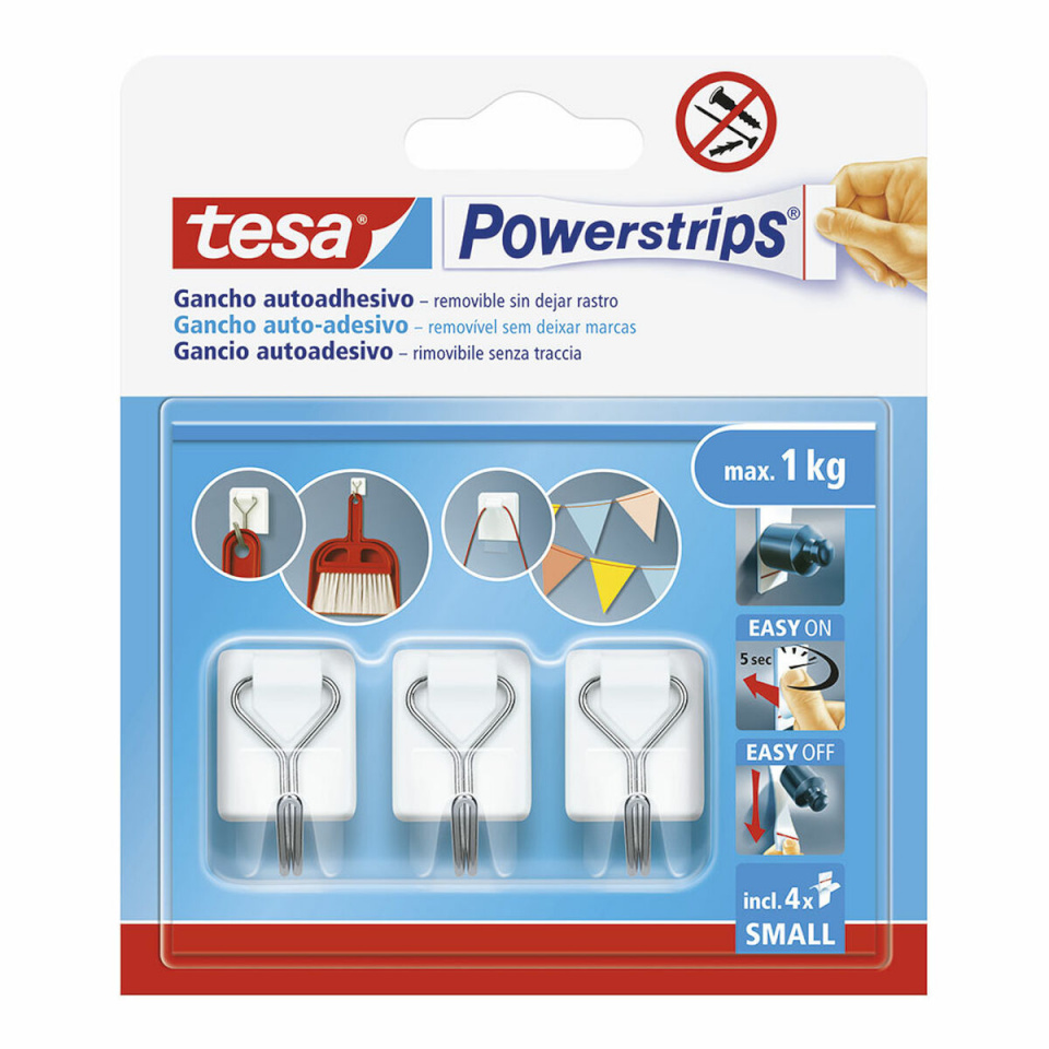 TESA Konks riputamiseks Powerstrips S Isekleepuv