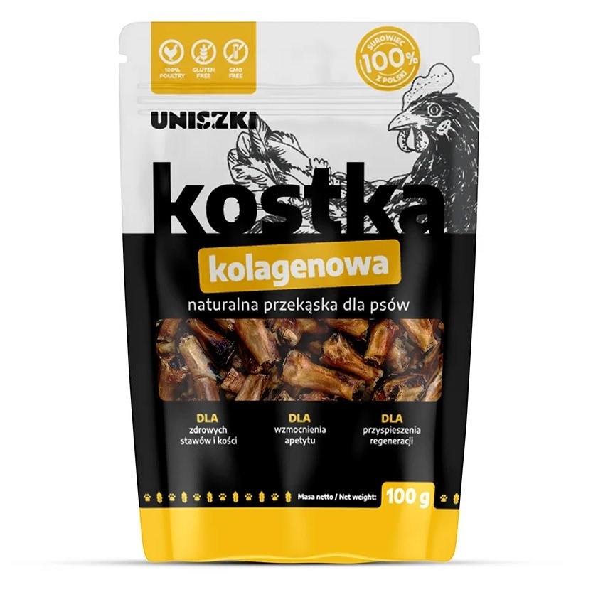 Uniszki maius koerale Collagen Cube, 100g