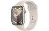 Apple nutikell Watch Series 9 GPS + Cellular 45mm Starlight Aluminum Case with Starlight Sport Band - M/L