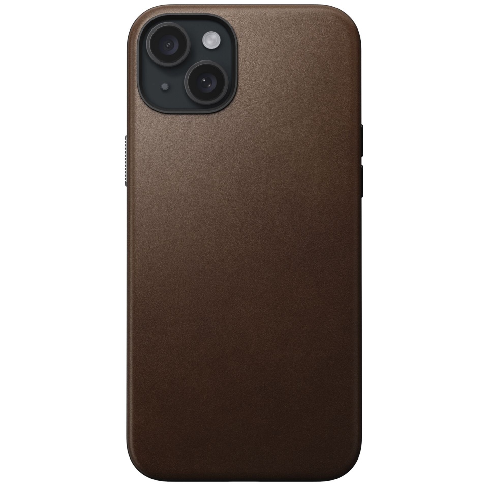 Nomad kaitsekest Modern Leather Case iPhone 15 Plus pruun