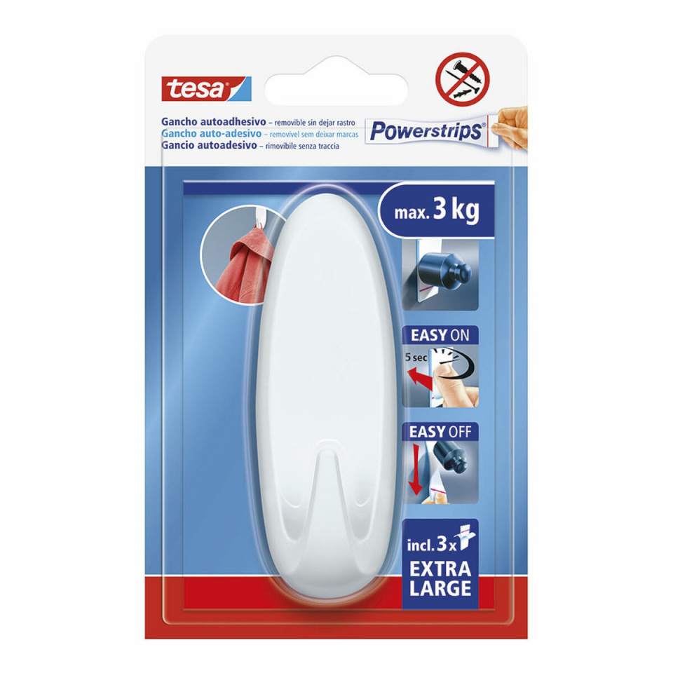 TESA Konks riputamiseks Powerstrips XL Isekleepuv