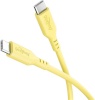 Goobay USB-C Silicone Cable, 1.5 m, kollane