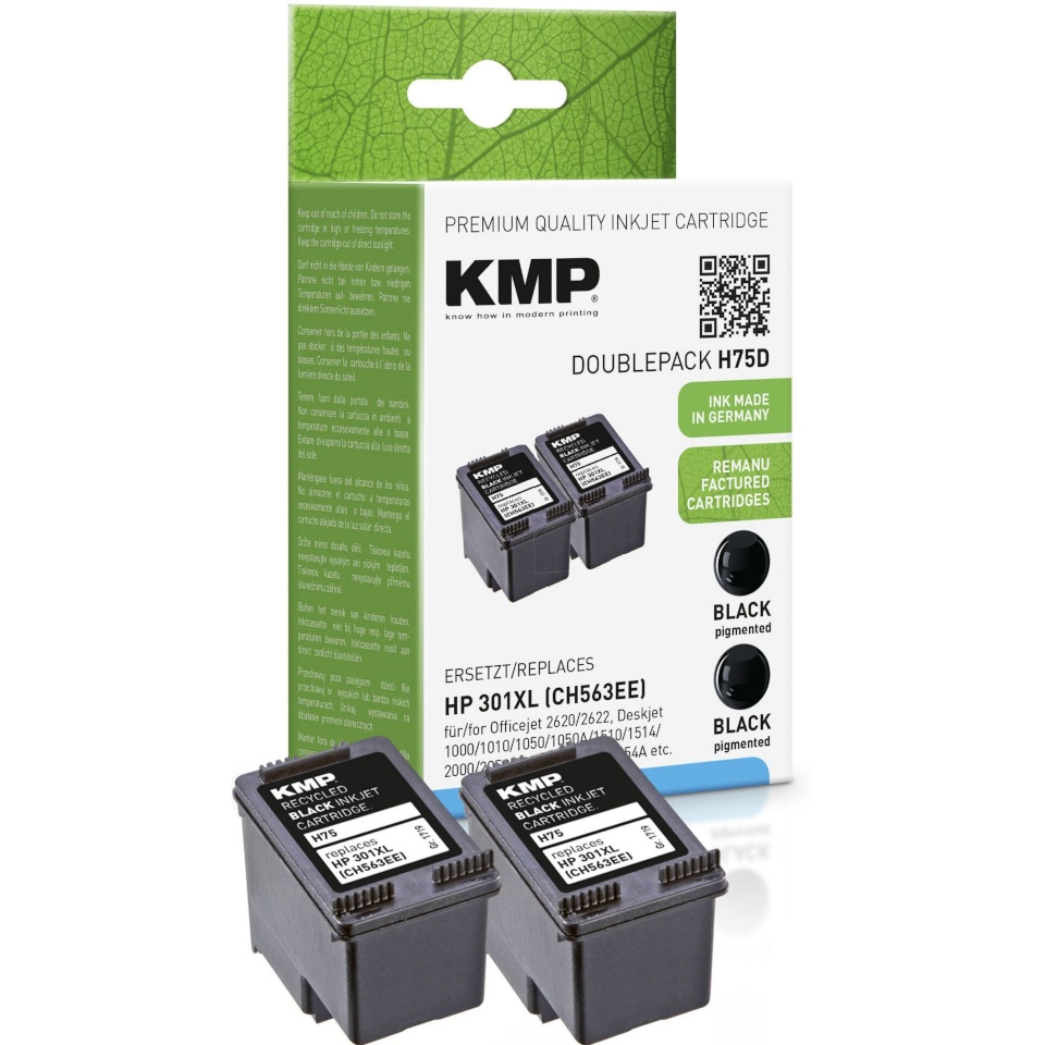 KMP H75D ink cartridge sw DP compatible with HP CH 563 EE