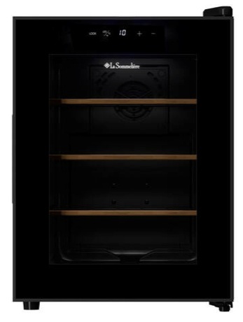 La Sommeliere veinikülmik 12SILENCE Wine Cellar, must