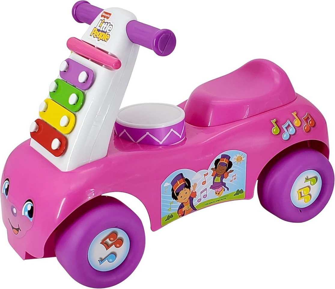 JAKKS Pacific Fisher Price Little People muusikaline seiklus Kickstarteriga, roosa