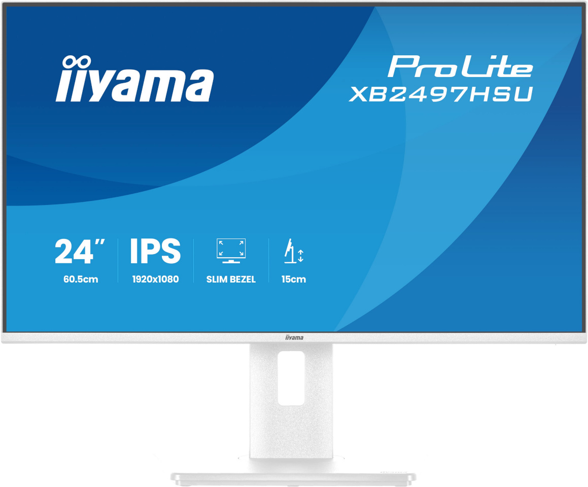iiyama monitor 60.5cm (24") XB2497HSU-W1 16:10 HDMI+DP+2xUSB-C