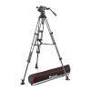 Manfrotto statiiv Nitrotech 612+Twin Carbon, sujuv videokaamera + kahekordne kokkupandav keskavaga