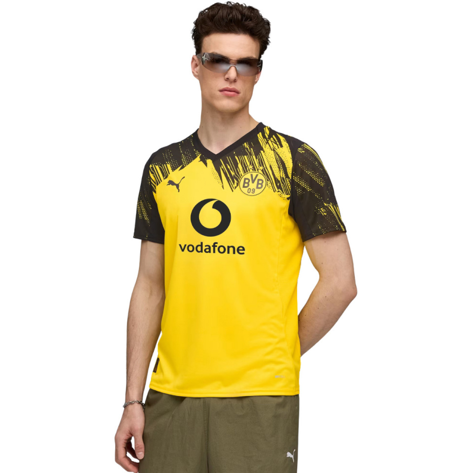 Puma T-särk meestele Bvb Home Jersey Replica Faster kollane 780088 01 suurus XXL