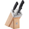Zwilling noaplokikomplekt Knife Block Set Four Stars, 4-Piece, pruun/hõbedane