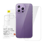 Baseus kaitsekest Clear Case iPhone 14 Pro Max+ tempered glass