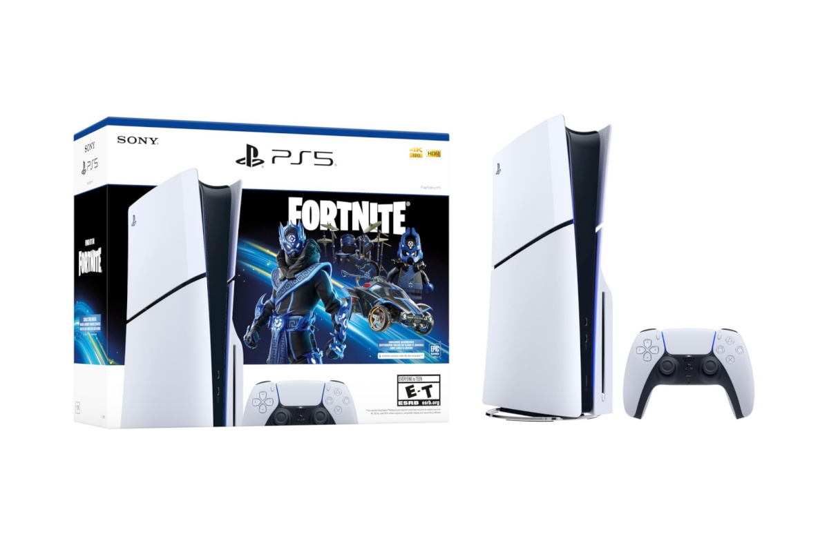 Sony mängukonsool PlayStation 5 Slim with Disc 1TB + Fortnite Cobalt Star Bundle