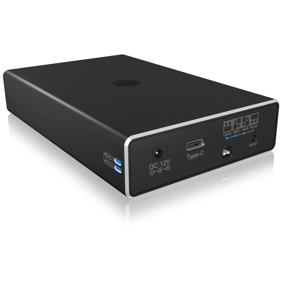 Icy Box kettaboks ICY-BOX IB-RD2253-C31 RAID housing for 2x HDD/SSD