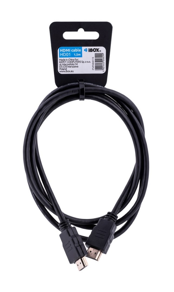 IBOX kaabel ITVFHD0115 HDMI cable 1.5 m HDMI Type A (Standard) must