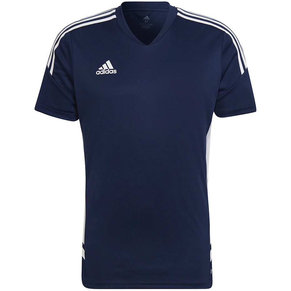Adidas Teamwear T-särk meestele Condivo 22 Jersey V-Neck tumesinine-valge HA6291 suurus L