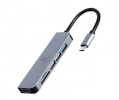GEMBIRD adapter A-CM-COMBO6-02 Notebook Dock/Port Replicator Wired USB 3.2 Gen 1 (3.1 Gen 1) Type-C hall