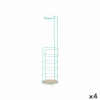 Berilo Tualettpaberi Rullide Hoidja Mündiroheline Metall Bambus 16,5x63,5x16,5cm (4 Ühikut)