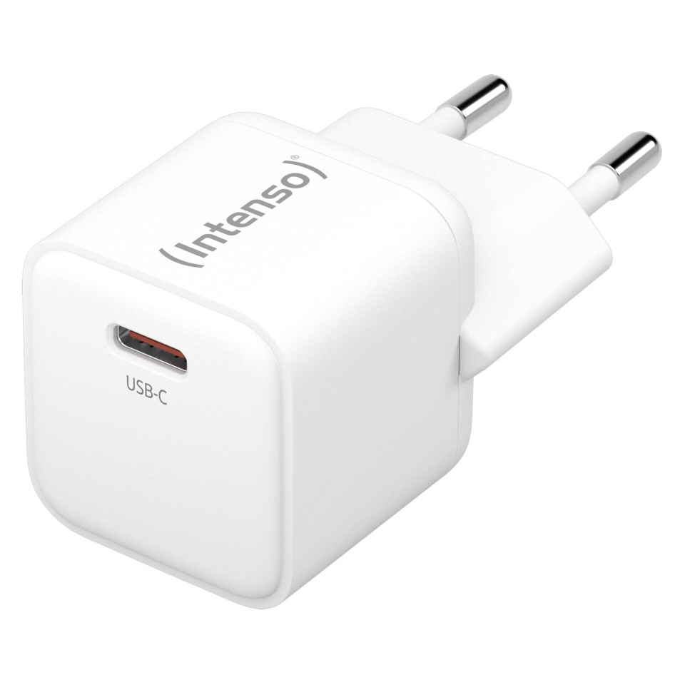 Intenso laadija Power Adapter W30C GaN valge 1x USB-C 30W