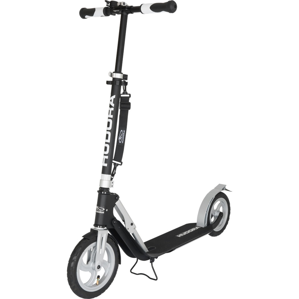 Hudora tõukeratas BigWheel Air 230, must/hall