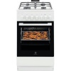Electrolux gaasipliit LKK560011W , 4 x gaas, elektriahi, aurufunktsioon, 50 cm, valge