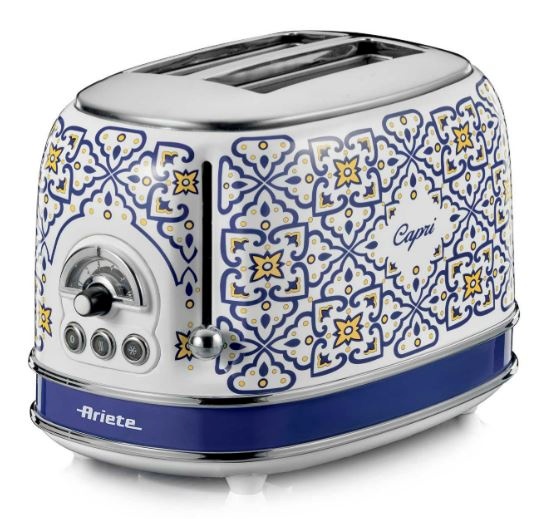 Ariete röster 00C01551CAR0 Capri Toaster, valge/sinine