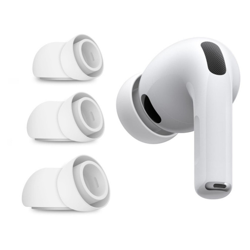 Tech-Protect kõrvaklappide otsakud AirPods Pro 3, valge