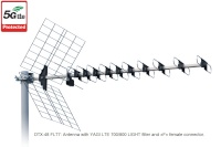 Iskra TV antenn DTX-48 FLT7, hõbedane