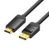 Vention videokaabel 4K DisplayPort to HDMI Cable 2m Vention HAGBH (must)