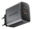 AXAGON ACU-PQ67 GaN Wall charger 67W, 2x port (USB-A + USB-C) PD3.0/PPS/QC4+/SFC 2.0/Apple, must