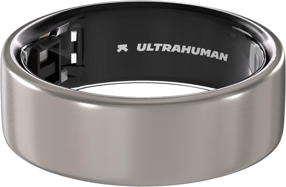 Ultrahuman nutisõrmus Ring Air Smart Ring, Raw Titanium, Size 8