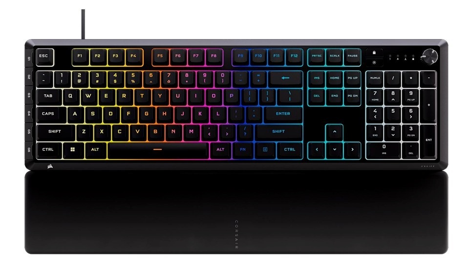 Corsair klaviatuur Gaming Keyboard Skiff 100 Plus must