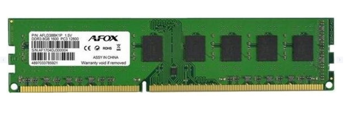AFOX RAM DDR3 8G 1600MHZ DIMM