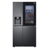 LG külmik GSXE81EVBD InstaView Side-by-Side Refrigerator, must/hall
