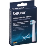 Beurer lisaharjad TB 30/50 Sensitive Brush Heads, 4tk, valge