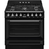 Smeg gaasipliit TR90GMBL Victoria, 5 x gaas, elektriahi, katalüüs/aurupuhastus, 90 cm, must