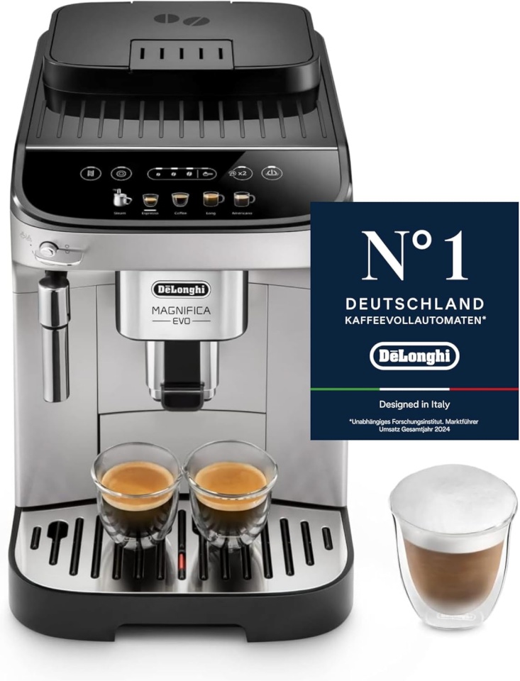 DeLonghi espressomasin Magnifica Evo ECAM 292.33.SB, hõbedane