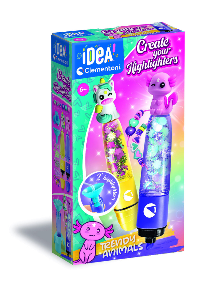 Clementoni Idea mini pliiatsi valmistamise komplekt Axolotl ja ükssarvik, 18874