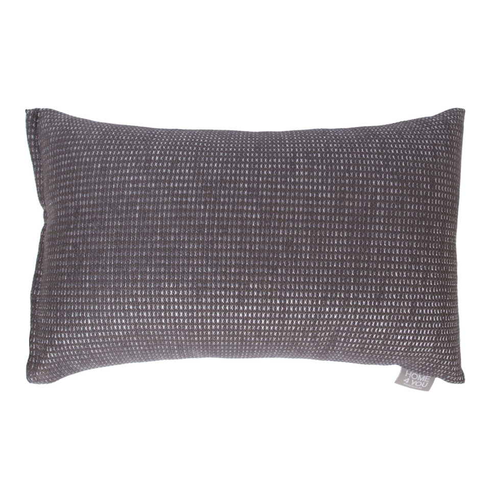 padi MITSU-MITSU 30x50cm lukuga, tumepruun ja hõbe, 50% puuvill, 50% polüester, kangas 304