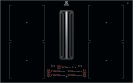 Electrolux integreeritav pliidiplaat HHOB870S Induction Hob with Extractor Fan, 80cm, must