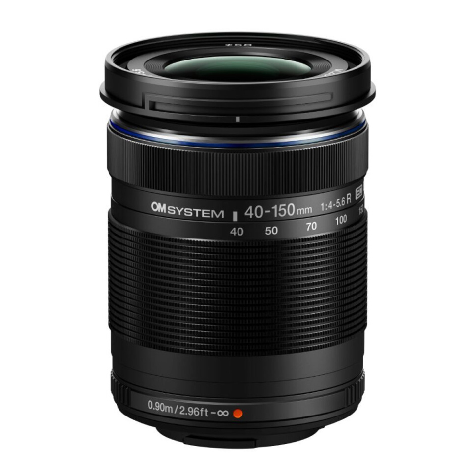 Olympus OM System objektiiv .Zuiko D 4-5.6/40-150mm ED R must