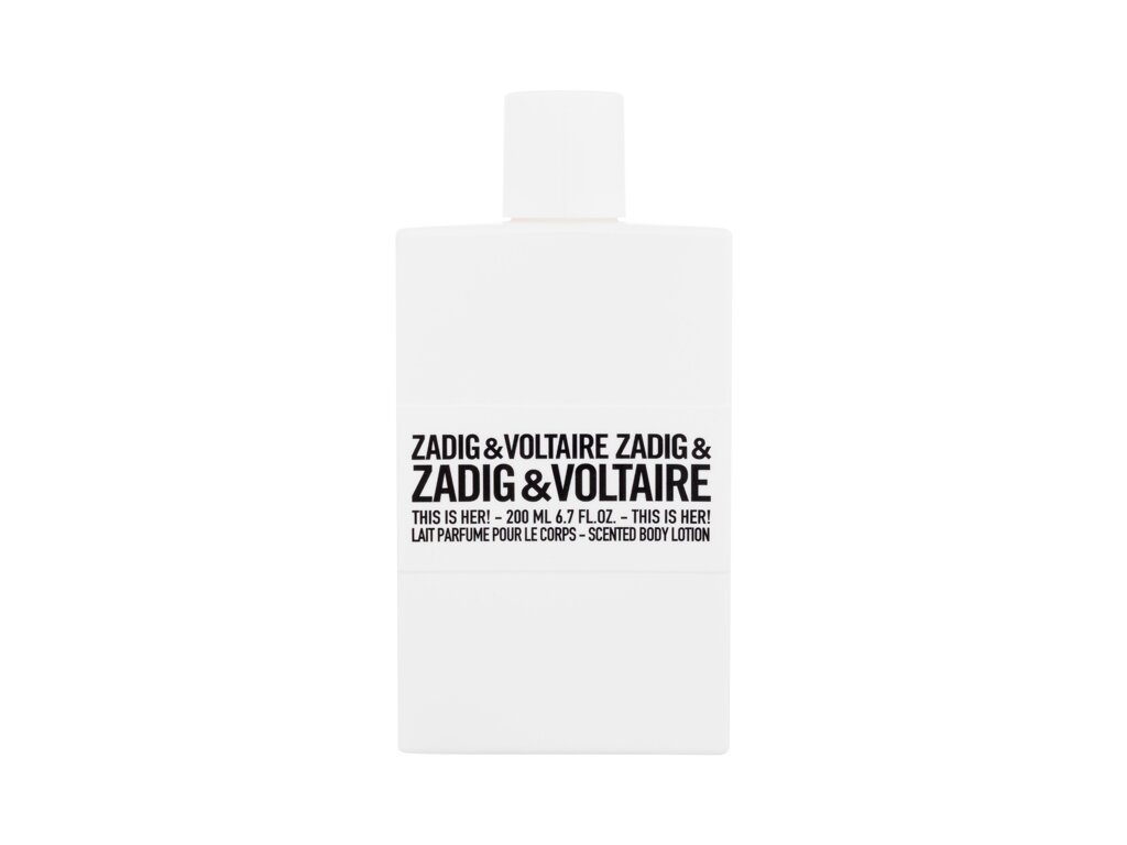 Zadig & Voltaire ihupiim Zadig & Voltaire This is Her! 200ml, naistele