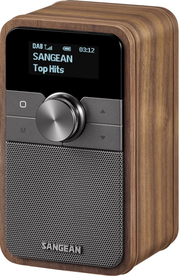 Sangea raadio DDR-8 Bluetooth raadio pähklipuust