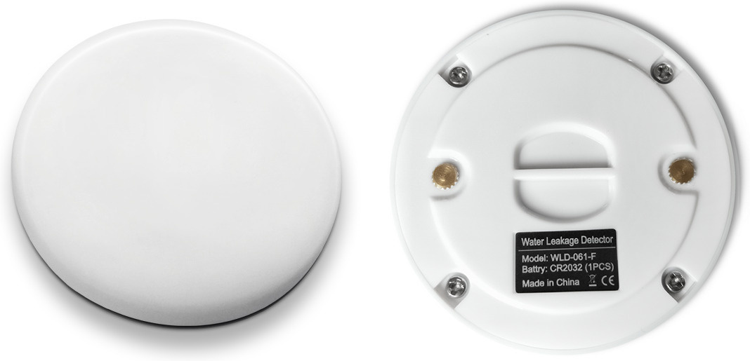 Simpal veelekke andur WLD-061-V2 Water Leak Sensor, 434 MHz FSK, valge