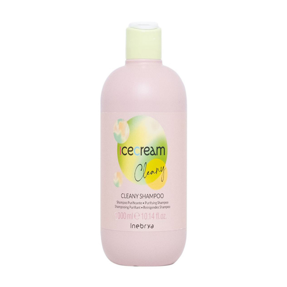 Inebrya šampoon Ice Cream Cleany Shampoo 1000ml, unisex
