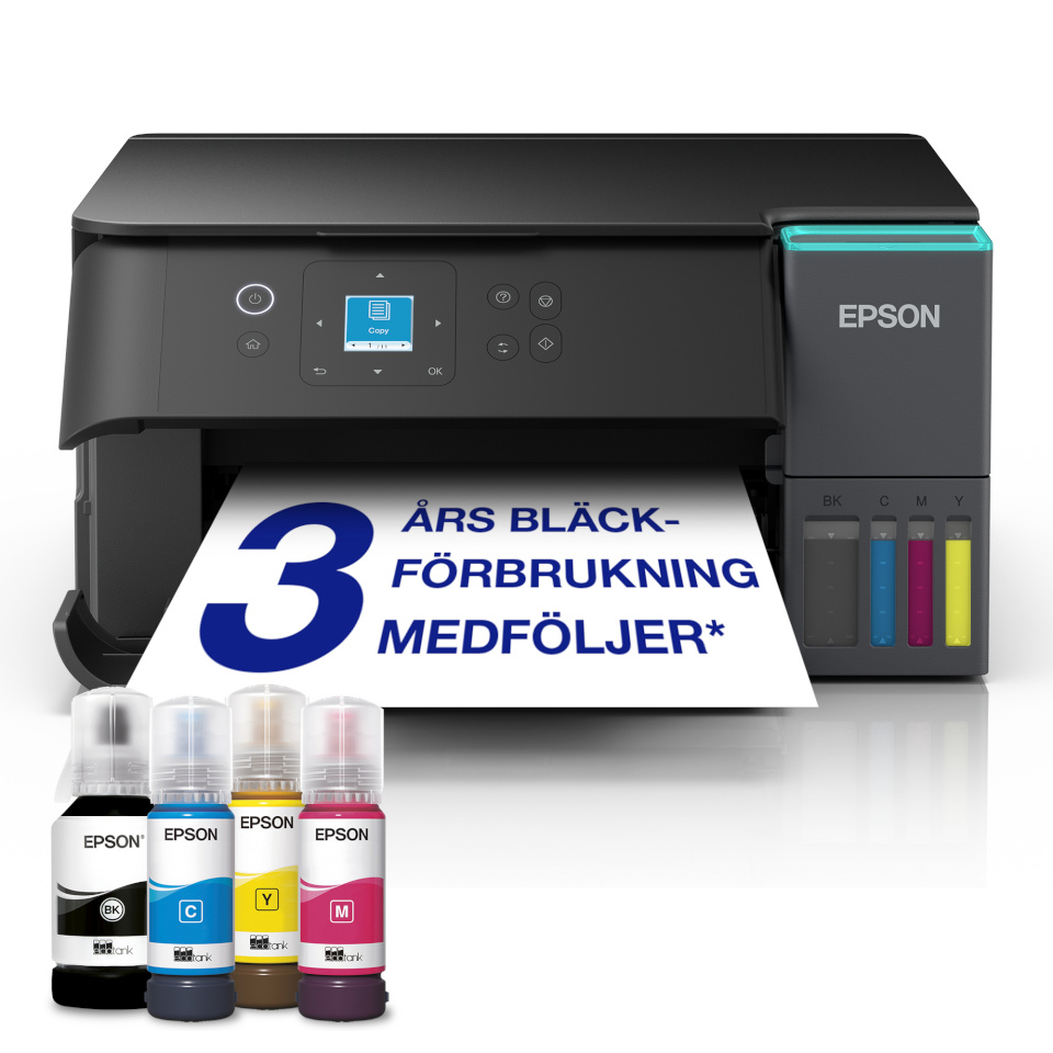 Epson printer EcoTank ET-2955 (must, USB, WLAN, Scan, Copy, Duplex (Druck))