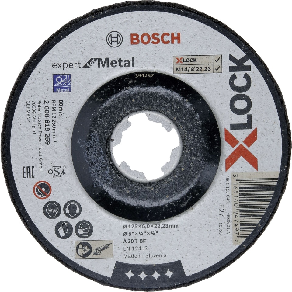 Bosch lihvketas X-LOCK Grinding Disc 125x6mm Expert for Metal